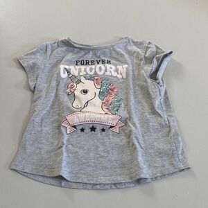 H&M Gray Unicorn Kids T-Shirt